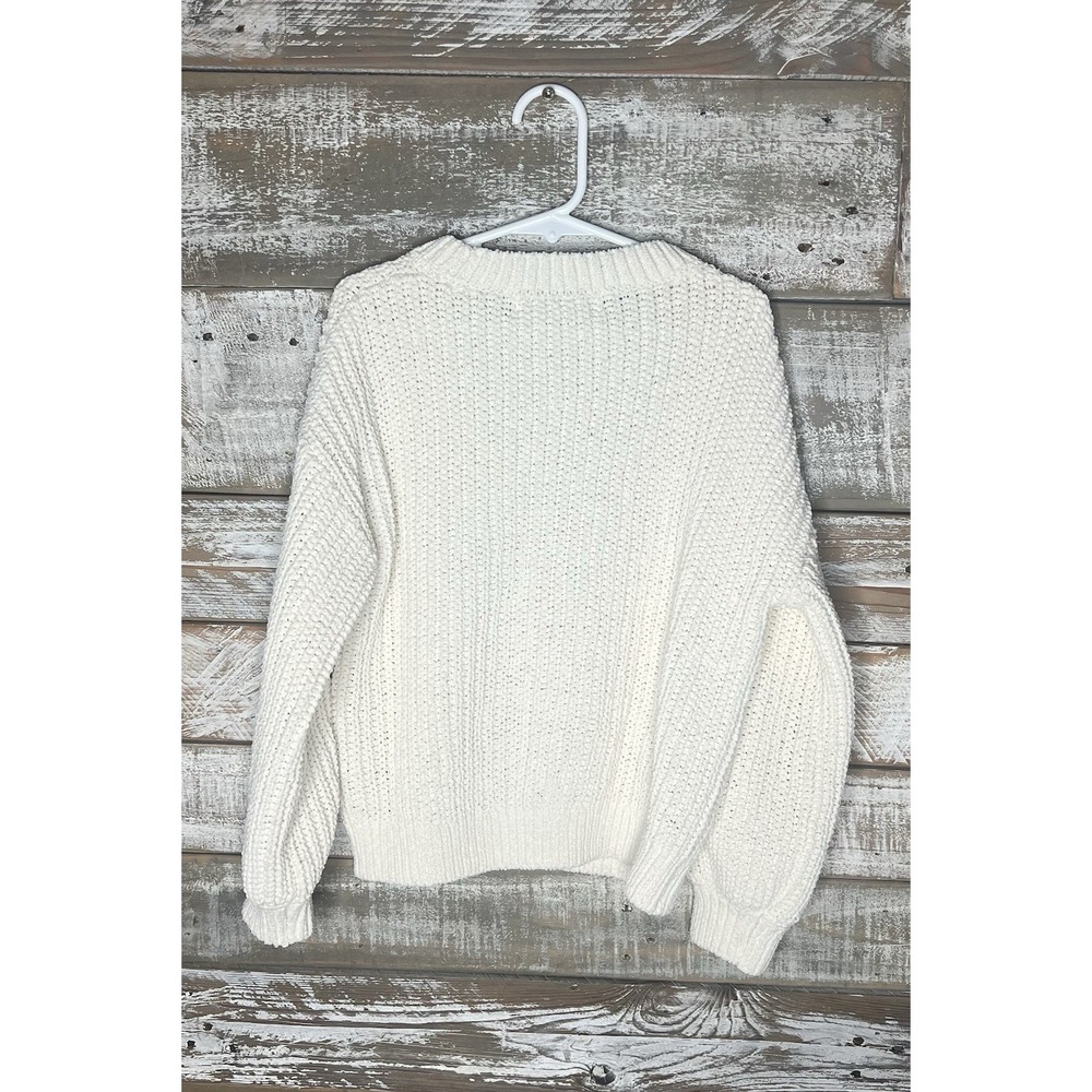 H&M kids cream knit sweater size 5T/6 - Picture 2 of 4